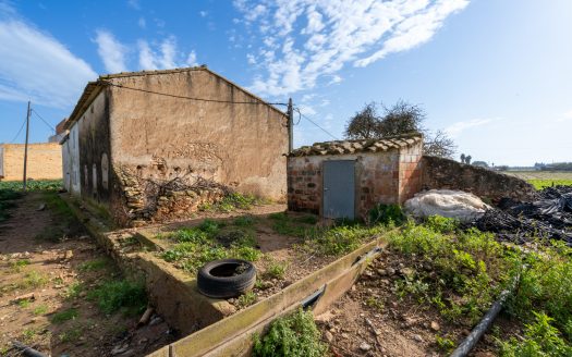 Huerto con masía adosada para reformar (143)