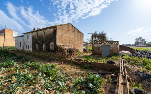 Huerto con masía adosada para reformar (143)